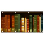 Books Bookshelves Library Fantasy Apothecary Book Nook Literature Study Banner and Sign 8  x 4  Front