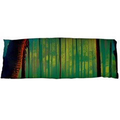 Nature Swamp Water Sunset Spooky Night Reflections Bayou Lake Body Pillow Case Dakimakura (two Sides) by Grandong