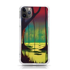 Nature Swamp Water Sunset Spooky Night Reflections Bayou Lake Iphone 11 Pro Max 6 5 Inch Tpu Uv Print Case by Grandong