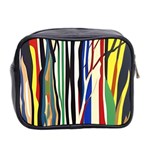 Abstract Trees Colorful Artwork Woods Forest Nature Artistic Mini Toiletries Bag (Two Sides) Back