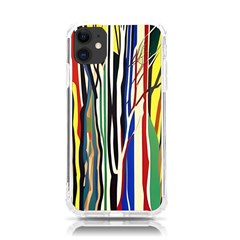 Abstract Trees Colorful Artwork Woods Forest Nature Artistic Iphone 11 Tpu Uv Print Case by Grandong