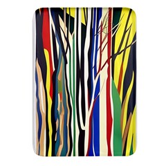 Abstract Trees Colorful Artwork Woods Forest Nature Artistic Rectangular Glass Fridge Magnet (4 Pack) by Grandong