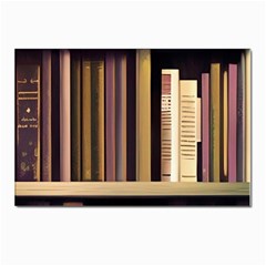 Books Bookshelves Office Fantasy Background Artwork Book Cover Apothecary Book Nook Literature Libra Postcards 5  X 7  (pkg Of 10) by Grandong