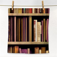 Books Bookshelves Office Fantasy Background Artwork Book Cover Apothecary Book Nook Literature Libra Face Towel by Grandong