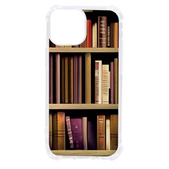 Books Bookshelves Office Fantasy Background Artwork Book Cover Apothecary Book Nook Literature Libra Iphone 13 Mini Tpu Uv Print Case by Grandong