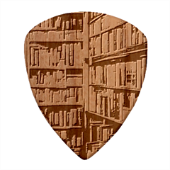 Room Interior Library Books Bookshelves Reading Literature Study Fiction Old Manor Book Nook Reading Wood Guitar Pick (set Of 10) by Grandong