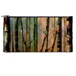 woodland woods forest trees nature outdoors mist moon background artwork book Pencil Case Front