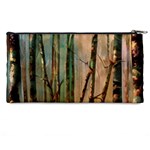 woodland woods forest trees nature outdoors mist moon background artwork book Pencil Case Back