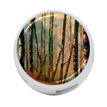 woodland woods forest trees nature outdoors mist moon background artwork book 4-Port USB Hub (Two Sides) Front