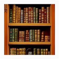 Room Interior Library Books Bookshelves Reading Literature Study Fiction Old Manor Book Nook Reading Medium Glasses Cloth by Grandong