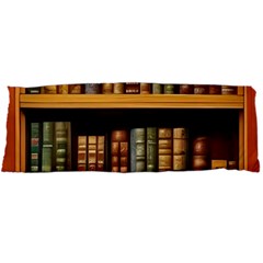 Room Interior Library Books Bookshelves Reading Literature Study Fiction Old Manor Book Nook Reading Body Pillow Case Dakimakura (two Sides) by Grandong