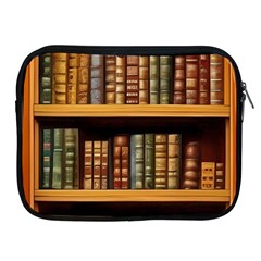 Room Interior Library Books Bookshelves Reading Literature Study Fiction Old Manor Book Nook Reading Apple Ipad 2/3/4 Zipper Cases by Grandong