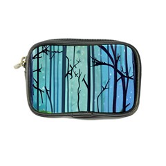 Nature Outdoors Night Trees Scene Forest Woods Light Moonlight Wilderness Stars Coin Purse