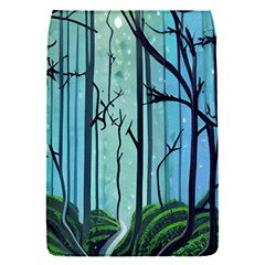 Nature Outdoors Night Trees Scene Forest Woods Light Moonlight Wilderness Stars Removable Flap Cover (S)