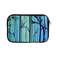 Nature Outdoors Night Trees Scene Forest Woods Light Moonlight Wilderness Stars Apple Ipad Mini Zipper Cases by Grandong