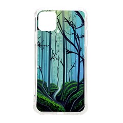 Nature Outdoors Night Trees Scene Forest Woods Light Moonlight Wilderness Stars iPhone 11 Pro Max 6.5 Inch TPU UV Print Case