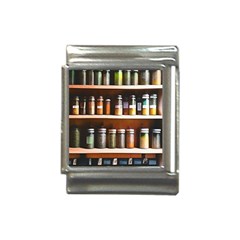 Alcohol Apothecary Book Cover Booze Bottles Gothic Magic Medicine Oils Ornate Pharmacy Italian Charm (13mm) by Grandong