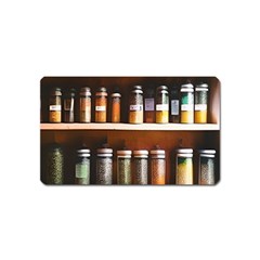 Alcohol Apothecary Book Cover Booze Bottles Gothic Magic Medicine Oils Ornate Pharmacy Magnet (name Card) by Grandong