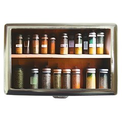 Alcohol Apothecary Book Cover Booze Bottles Gothic Magic Medicine Oils Ornate Pharmacy Cigarette Money Case by Grandong