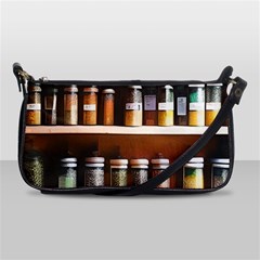 Alcohol Apothecary Book Cover Booze Bottles Gothic Magic Medicine Oils Ornate Pharmacy Shoulder Clutch Bag by Grandong