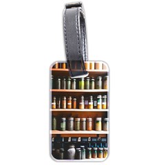 Alcohol Apothecary Book Cover Booze Bottles Gothic Magic Medicine Oils Ornate Pharmacy Luggage Tag (two Sides) by Grandong