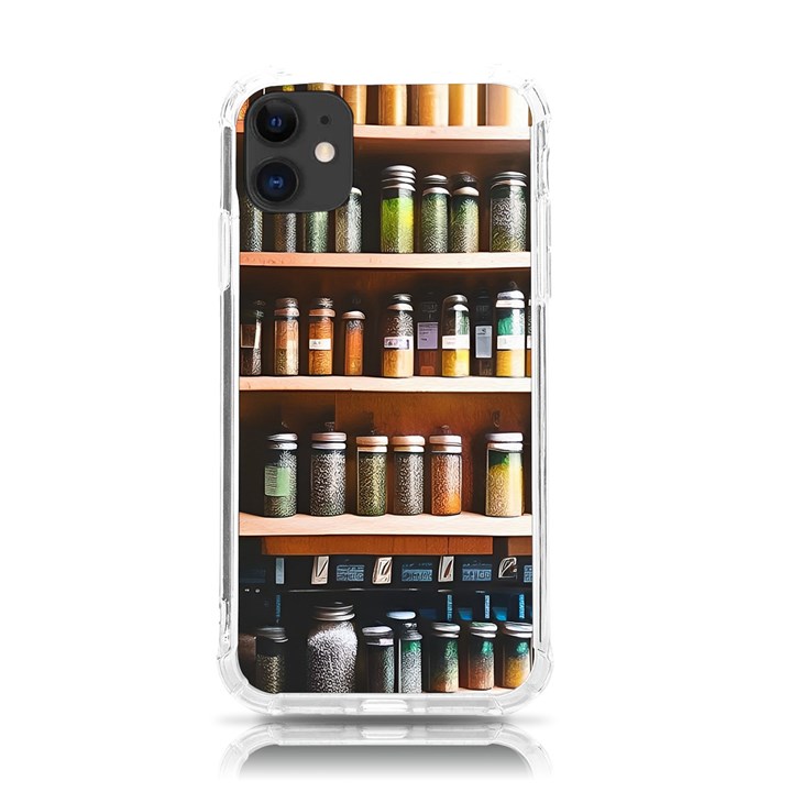 Alcohol Apothecary Book Cover Booze Bottles Gothic Magic Medicine Oils Ornate Pharmacy iPhone 11 TPU UV Print Case