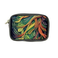 Outdoors Night Setting Scene Forest Woods Light Moonlight Nature Wilderness Leaves Branches Abstract Coin Purse by Grandong