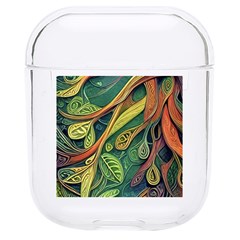 Outdoors Night Setting Scene Forest Woods Light Moonlight Nature Wilderness Leaves Branches Abstract Hard Pc Airpods 1/2 Case by Grandong