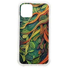 Outdoors Night Setting Scene Forest Woods Light Moonlight Nature Wilderness Leaves Branches Abstract Iphone 12 Mini Tpu Uv Print Case	 by Grandong