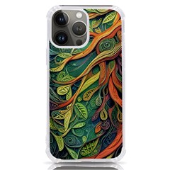 Outdoors Night Setting Scene Forest Woods Light Moonlight Nature Wilderness Leaves Branches Abstract Iphone 13 Pro Max Tpu Uv Print Case by Grandong