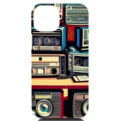 Radios Tech Technology Music Vintage Antique Old Iphone 14 Black Uv Print Case by Grandong