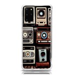 Retro Cameras Old Vintage Antique Technology Wallpaper Retrospective Samsung Galaxy S20Plus 6.7 Inch TPU UV Case Front