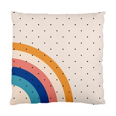 Abstract Geometric Bauhaus Polka Dots Retro Memphis Rainbow Standard Cushion Case (two Sides) by Maspions