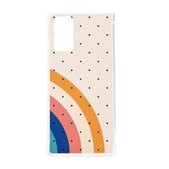 Abstract Geometric Bauhaus Polka Dots Retro Memphis Rainbow Samsung Galaxy Note 20 TPU UV Case