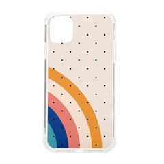 Abstract Geometric Bauhaus Polka Dots Retro Memphis Rainbow iPhone 11 TPU UV Print Case