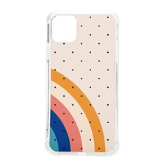 Abstract Geometric Bauhaus Polka Dots Retro Memphis Rainbow iPhone 11 Pro Max 6.5 Inch TPU UV Print Case