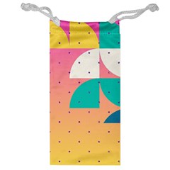 Abstract Geometric Bauhaus Polka Dots Retro Memphis Art Jewelry Bag