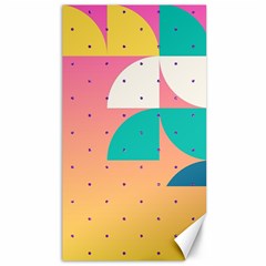 Abstract Geometric Bauhaus Polka Dots Retro Memphis Art Canvas 40  X 72  by Maspions