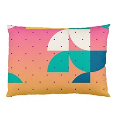 Abstract Geometric Bauhaus Polka Dots Retro Memphis Art Pillow Case (two Sides) by Maspions