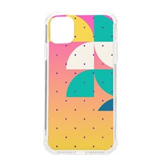 Abstract Geometric Bauhaus Polka Dots Retro Memphis Art Iphone 11 Tpu Uv Print Case