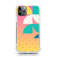 Abstract Geometric Bauhaus Polka Dots Retro Memphis Art Iphone 11 Pro 5 8 Inch Tpu Uv Print Case by Maspions