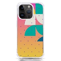 Abstract Geometric Bauhaus Polka Dots Retro Memphis Art Iphone 14 Pro Tpu Uv Print Case by Maspions