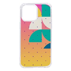 Abstract Geometric Bauhaus Polka Dots Retro Memphis Art Iphone 14 Pro Max Tpu Uv Print Case by Maspions