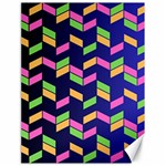 Background Pattern Geometric Pink Yellow Green Canvas 18  x 24  17.8 x23.08  Canvas - 1