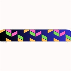 Background Pattern Geometric Pink Yellow Green Small Bar Mat