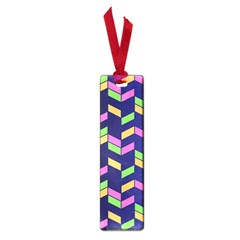 Background Pattern Geometric Pink Yellow Green Small Book Marks