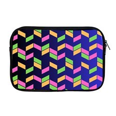 Background Pattern Geometric Pink Yellow Green Apple Macbook Pro 17  Zipper Case