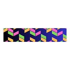 Background Pattern Geometric Pink Yellow Green Velvet Scrunchie by Maspions