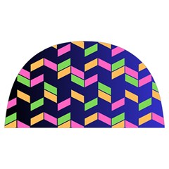 Background Pattern Geometric Pink Yellow Green Anti Scalding Pot Cap