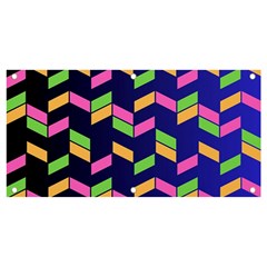 Background Pattern Geometric Pink Yellow Green Banner And Sign 4  X 2 